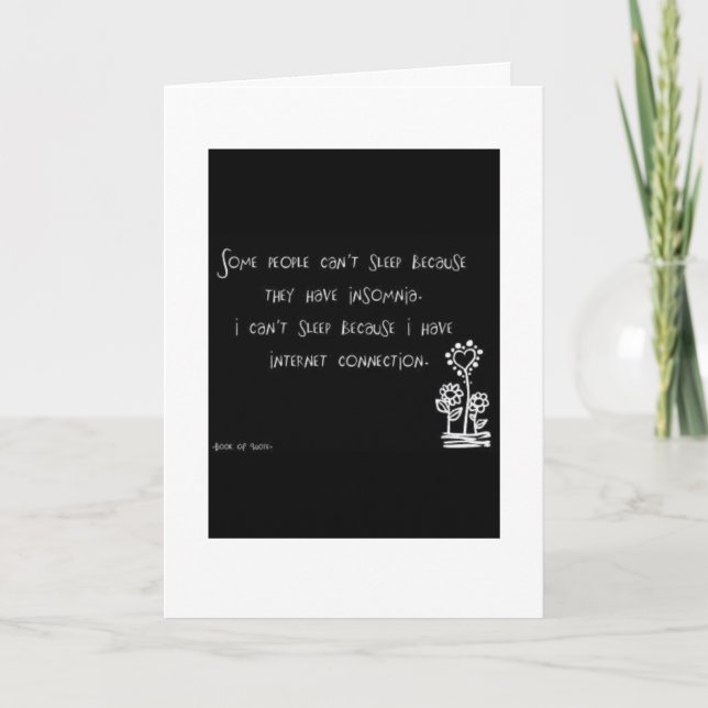 Insomnia Card (Front)