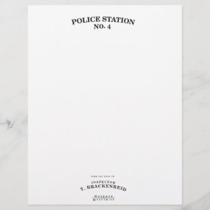 Inspector Brackenreid Stationery