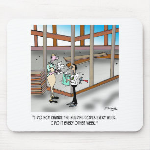 Inspector Cartoon 6382 Mouse Pad