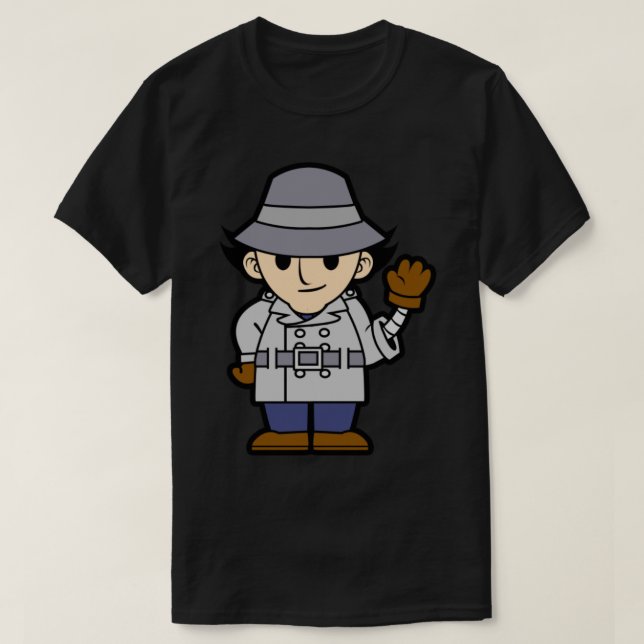 Inspector Gadget Chibi T-Shirt (Design Front)