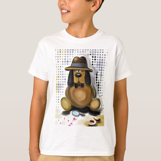 Inspector Woof - Funny Dog - Fun T-Shirt (Front)