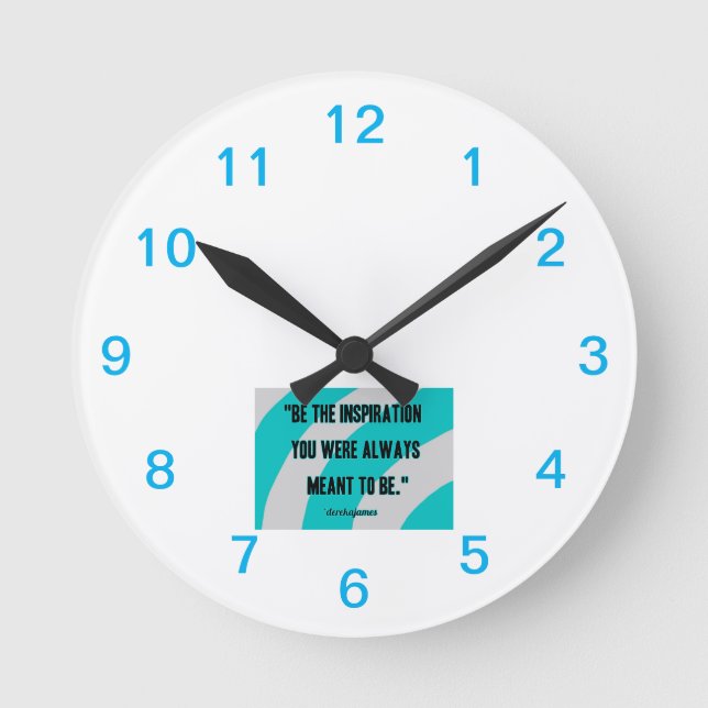 Inspiration Acrylic Wall Clock (Front)
