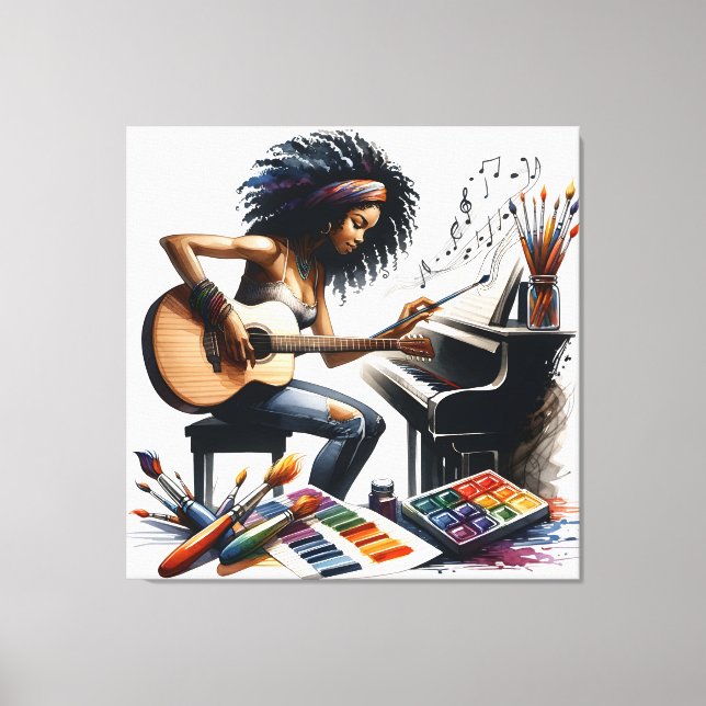 Inspiration and Determination: School of the Arts Canvas Print (Front)