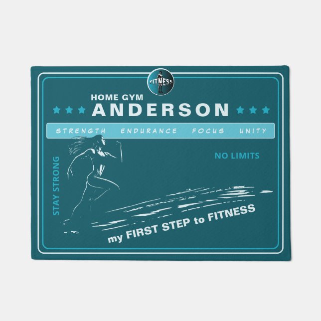  Inspiration at the entrance with style and energy Doormat (Front)