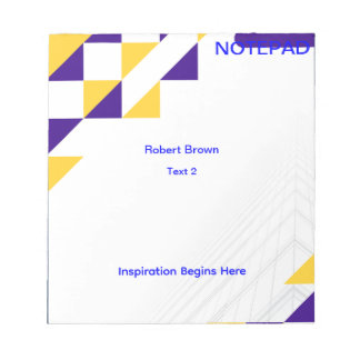 Inspiration begins here. Note pad for all