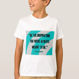 Inspiration Boy's White Basic T Shirt