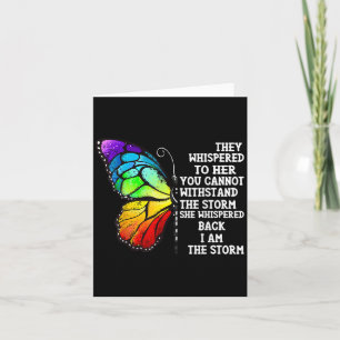 Inspiration Butterfly Empowerment Motivation They Card