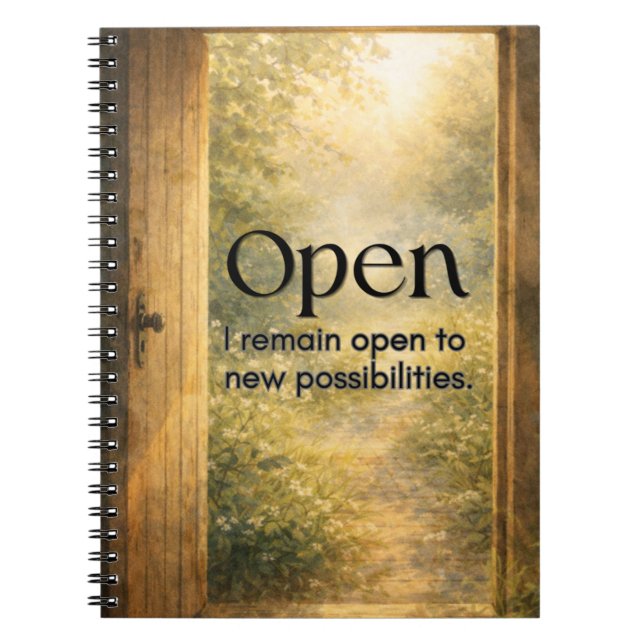 Inspiration for Goal Setting & Manifestation Notebook (Front)