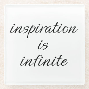 Inspiration Glass Coaster