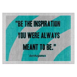 Inspiration Glass Cutting Board