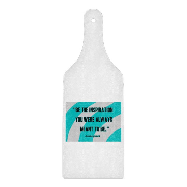 Inspiration Glass Cutting Board (Front)