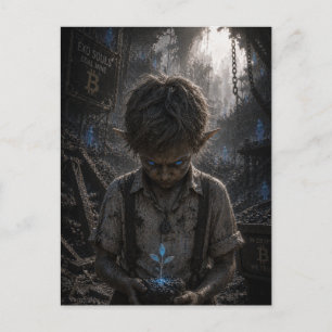 Inspiration / Glass Sculptor / Crystal Workshop Postcard