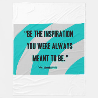 Inspiration Large Fleece Blanket