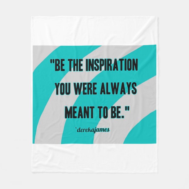 Inspiration Medium Fleece Blanket (Front)