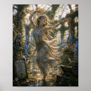 Inspiration / Modern Dancer / Botanical Garden Poster