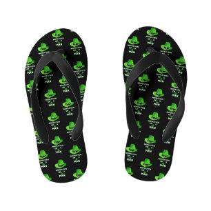 Inspiration Of A Man 17 Day Saint March Patricks Kid's Jandals