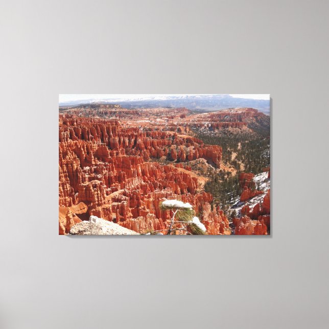Inspiration Point at Bryce Canyon I Canvas Print (Front)