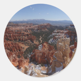 Inspiration Point at Bryce Canyon II Classic Round Sticker