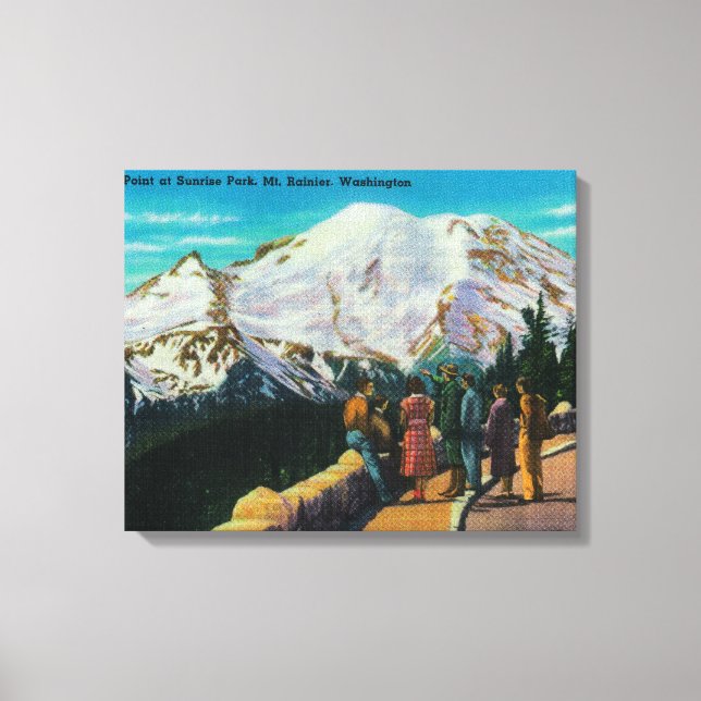 Inspiration Point at Sunrise Park Canvas Print (Front)