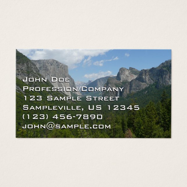 Inspiration Point in Yosemite National Park (Front)