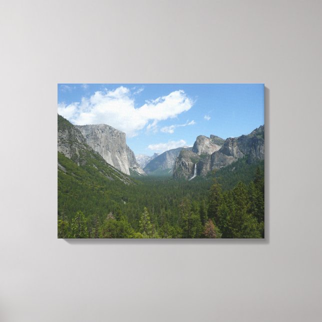 Inspiration Point in Yosemite National Park Canvas Print (Front)