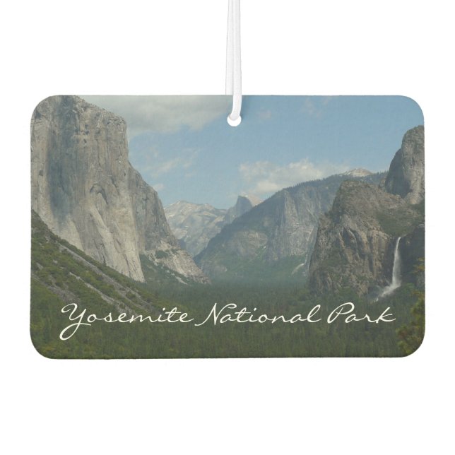 Inspiration Point in Yosemite National Park Car Air Freshener (Front)