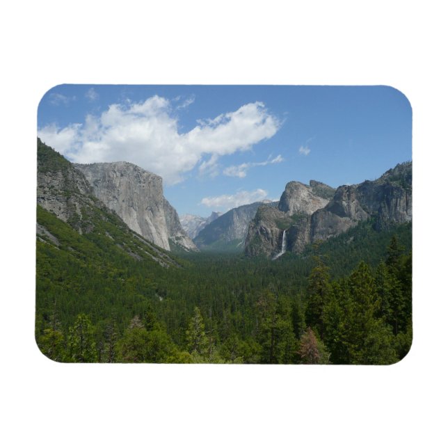 Inspiration Point in Yosemite National Park Magnet (Horizontal)