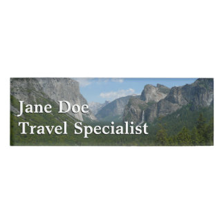 Inspiration Point in Yosemite National Park Name Tag