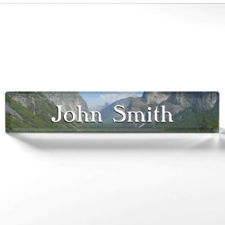 Inspiration Point in Yosemite National Park Nameplate