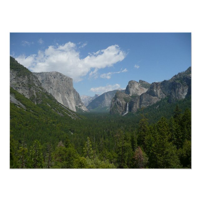 Inspiration Point in Yosemite National Park Poster (Front)