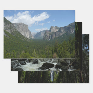 Inspiration Point in Yosemite National Park Wrapping Paper Sheet