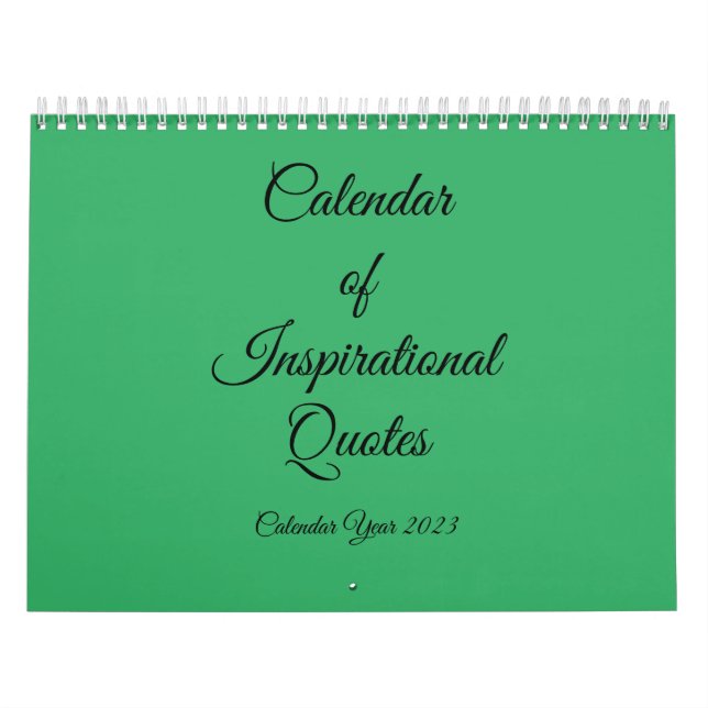 Inspiration Quote 2023 Calendar (Cover)