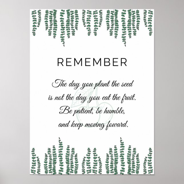 Inspiration quotes to motivate yourself and others poster (Front)