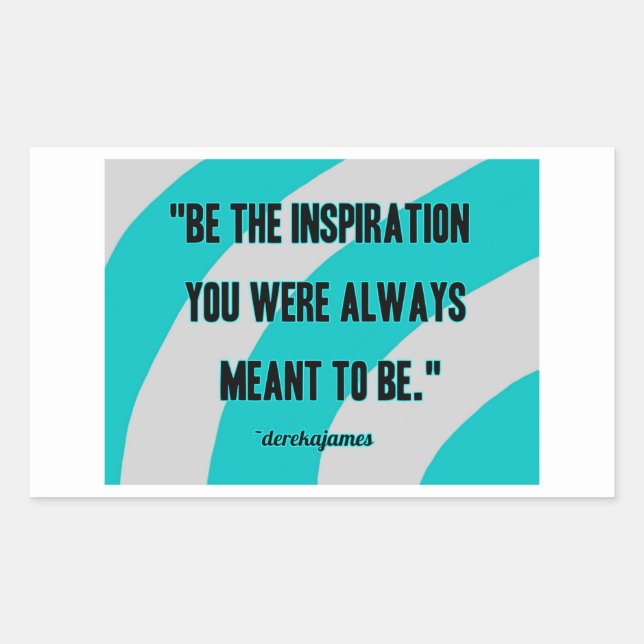 Inspiration Rectangle Sticker (Front)