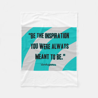 Inspiration Small Fleece Blanket