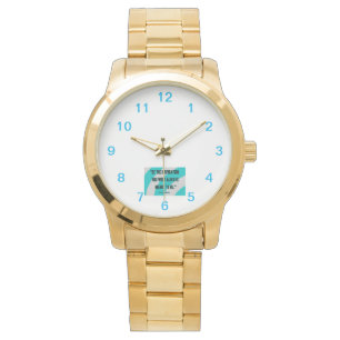 Inspiration Unisex Oversized Gold Bracelet Watch