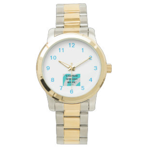 Inspiration Unisex Oversized Two-Tone Watch