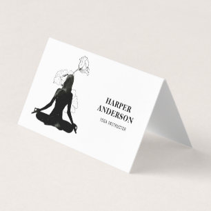 Inspiration Yoga Instructor Professional Business Card