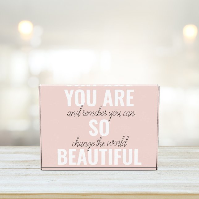 Inspiration You Are So Beautiful Positive Quote  Photo Block (Creator Uploaded)