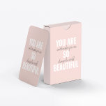 Inspiration You Are So Beautiful Positive Quote  Playing Cards<br><div class="desc">Inspiration You Are So Beautiful Positive Quote</div>