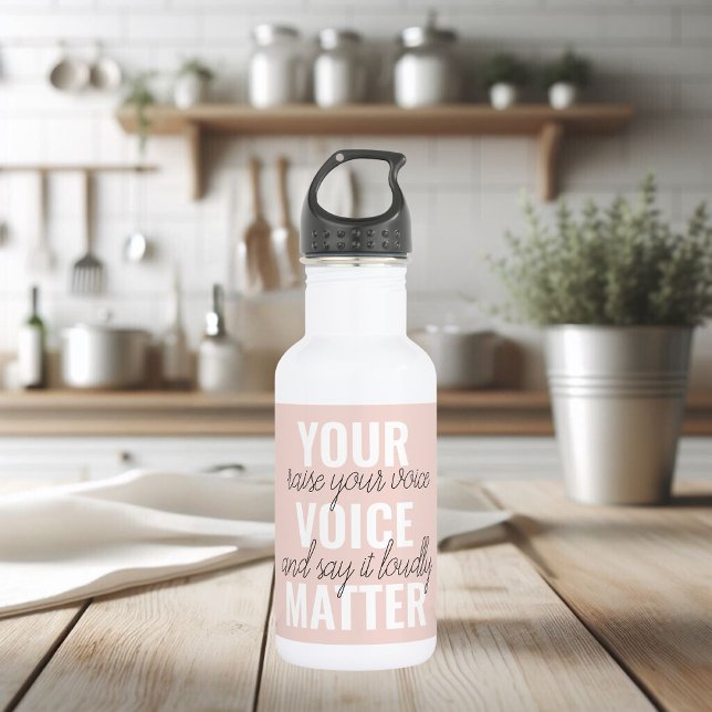 Inspiration Your Voice Matter Motivation Quote 532 Ml Water Bottle (Creator Uploaded)