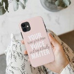 Inspiration Your Voice Matter Motivation Quote Case-Mate iPhone Case<br><div class="desc">Inspiration Your Voice Matter Motivation Quote</div>