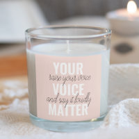 Inspiration Your Voice Matter Motivation Quote