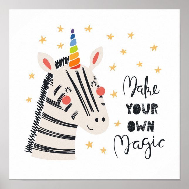 Inspiration Zebri-corn Poster (Front)