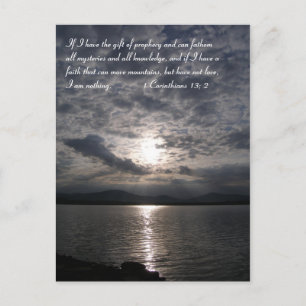 Inspirational 1 Corinthians 13; 2 Postcard