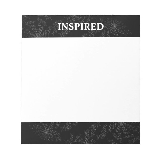Inspirational Abstract Business Notepad (Front)