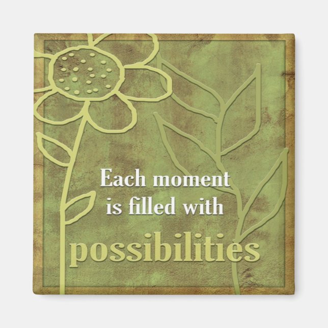 Inspirational Affirmations-Possibilities Magnet (Front)