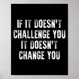 Inspirational & Motivational Quote For Workout Poster
