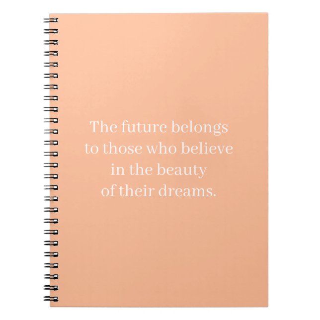 Inspirational and Motivational Quote Notebook (Front)