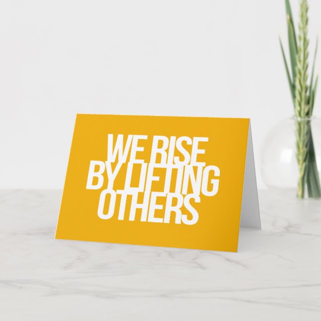 Inspirational and motivational quotes card (Front)